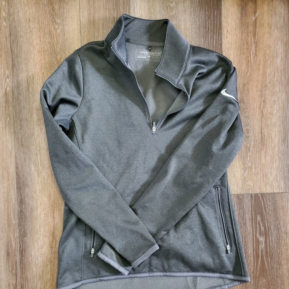 Nike Gray Golf Therma-Fit Pullover Women's M